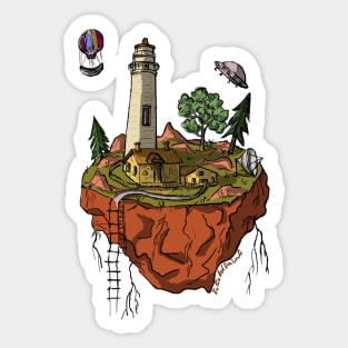 Mysterious Island Sticker